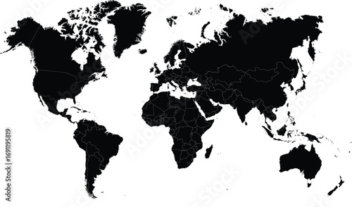 Global Vision: A Modern Cartographic Design