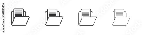 File icons vector graphics for web designs
