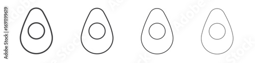 Egg icons vector graphics for web designs