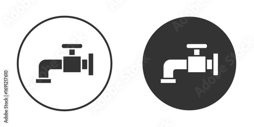 Tap icon silhouette vector illustration collection