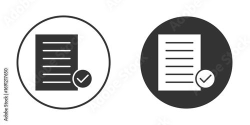 Survey icon silhouette vector illustration collection