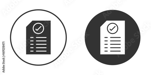 Result icon silhouette vector illustration collection