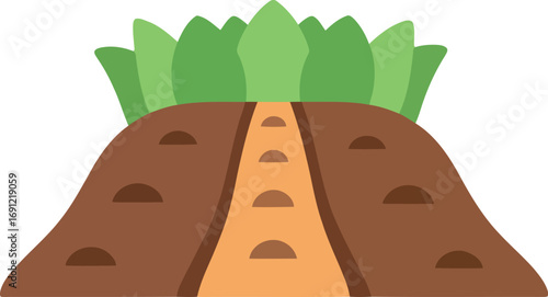 Fresh carrot harvest farm field growing organic root vegetable garden agriculture vector