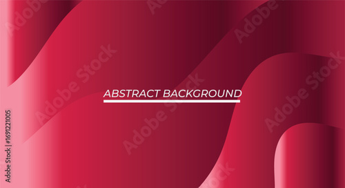 Crimson red abstract gradient background with geometric shapes and subtle lighting effects vector