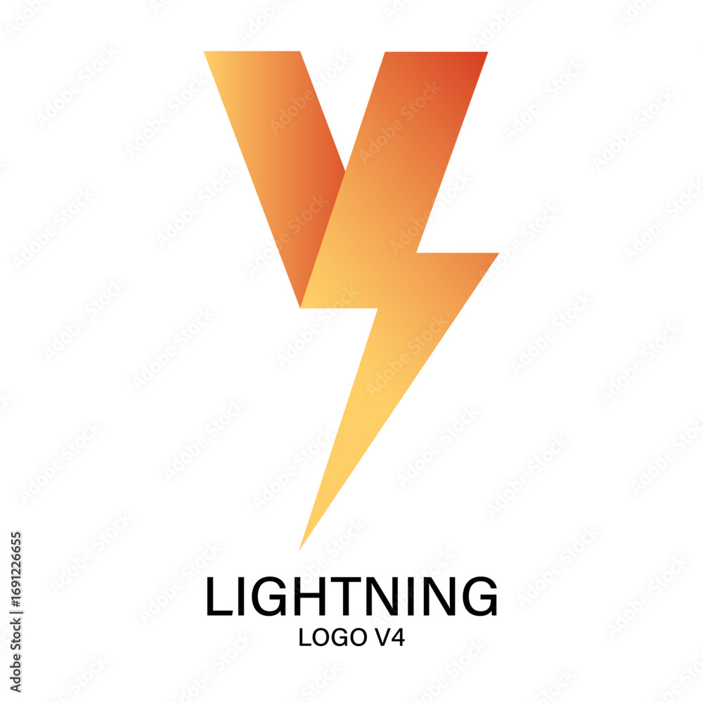 Obraz premium Lightning Logo Design