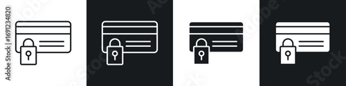 Credit limit icons in solid and stroke graphics