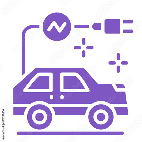 Electric Car Icon