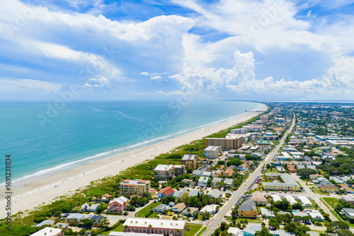Beach Cape Canaveral aerial drone photo 2025
