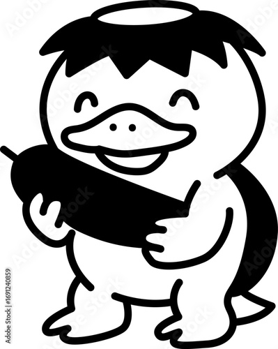 Kappa LineArt LS_Eggplant