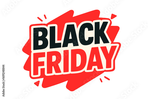 Abstract Background Featuring a Black Friday Sale Shopping Vector