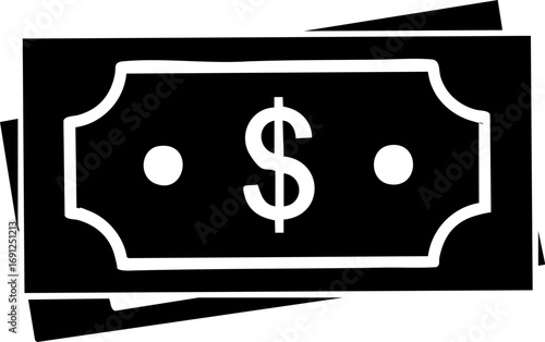 Stack of dollar bills symbolizing wealth and financial success, perfect for business and investment themes