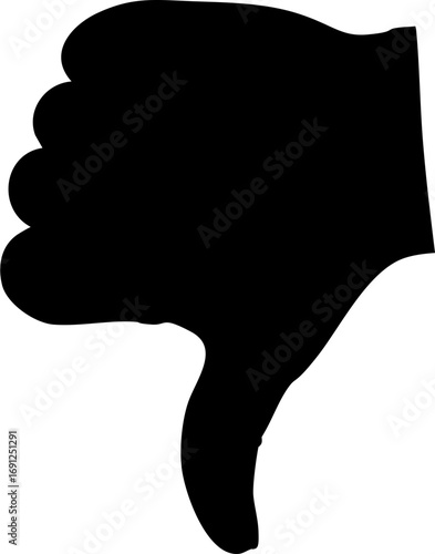 Clear disapproval shown with hand gesture, conveying negativity and rejection instantly