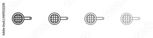 sieve icon simple vector line art symbol