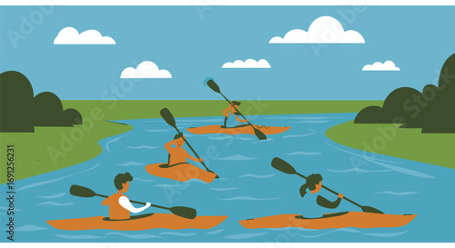 Kayaking Adventure A Serene River Journey