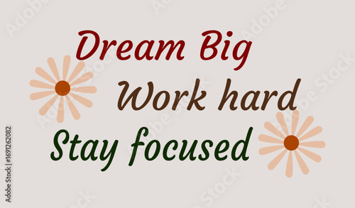 Dream Big Inspirational Quote