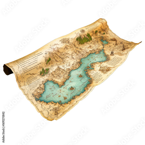 world map on a white background