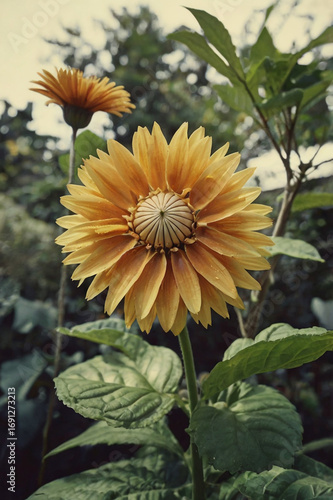 yellow chrysanthemum flower