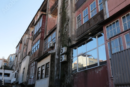 old houses in the city of porto