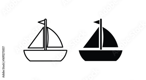 Two Sailboats Icon