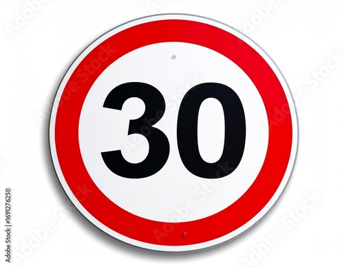 30 mph Speed Limit Sign