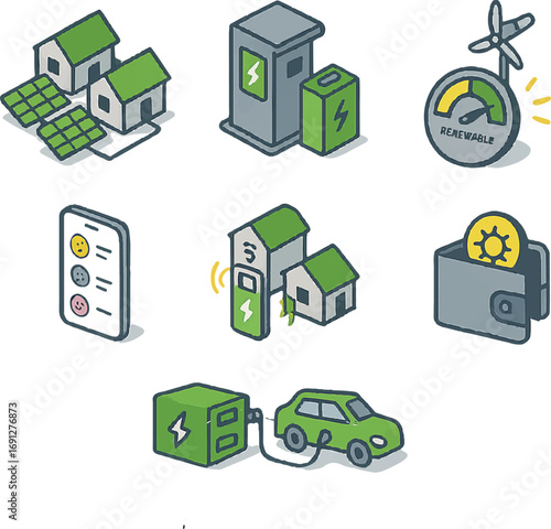 Renewable Energy Icon