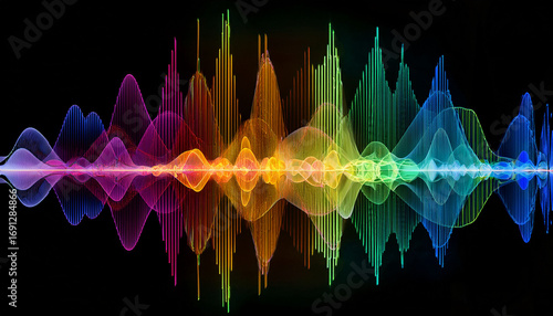 Understanding The Electromagnetic Spectrum Color Wavelengths And Waveform Representations