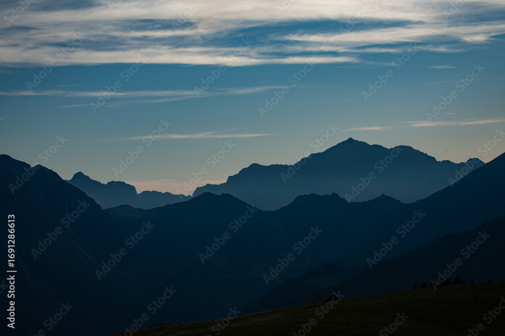 Obraz premium sunset in the Stabina Valley