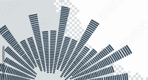 Abstract sound wave graphic with a modern, dynamic feel