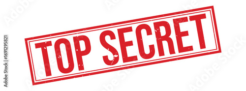 Top Secret stamp, Top Secret sign on red ink, Top Secret vector, Top Secret sticker, Top Secret sticker, Top Secret distressed texture on white background