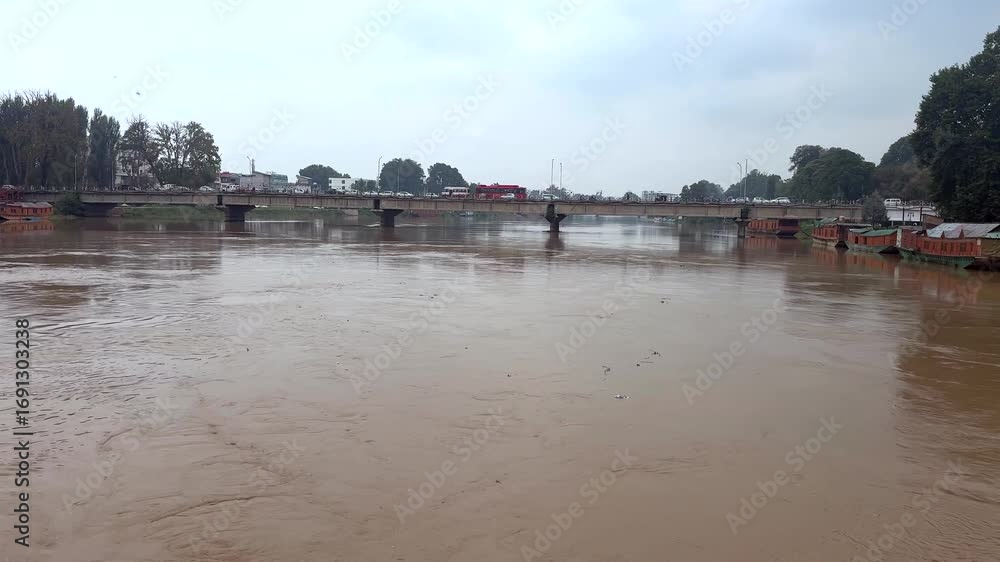 Water Floods in Kashmir India, Jhelum River Overflow, September 2025 ...