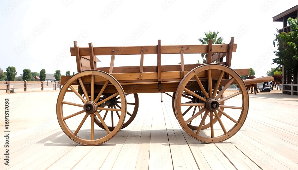 Fototapeta premium Wooden wagon