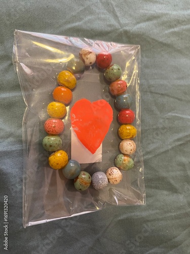 heart shaped candies