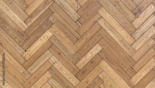 Herringbone wooden floor