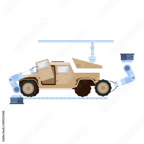 Advanced Robotics Streamlining Specialized Vehicle Manufacturing and Maintenance