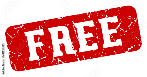 free rectangular sign. free stamp