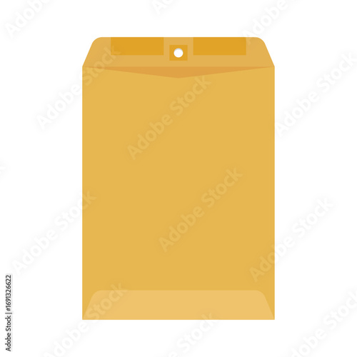 Versatile brown clasp envelope icon representing secure mail and important file organization