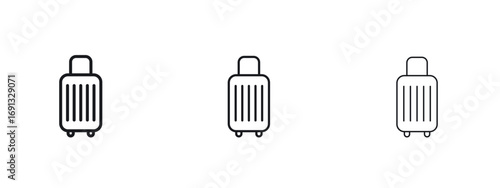 Luggage icon vector Logo Designs - Stock vectors.