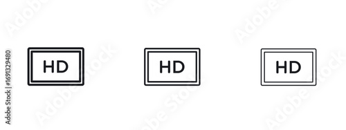 High definition icon vector Logo Designs - Stock vectors.