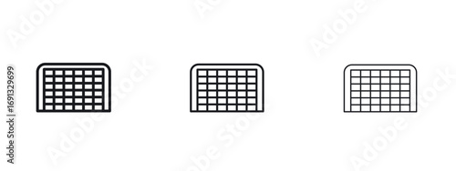 Goal net icon vector Logo Designs - Stock vectors.