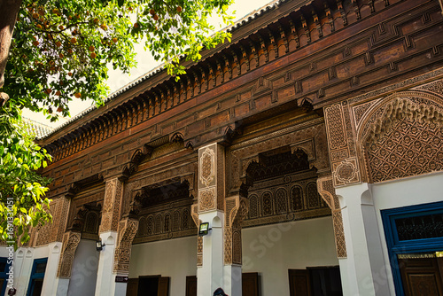 Arches in Moroccan Palace