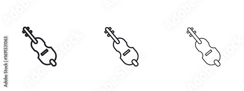 Cello icon vector Logo Designs - Stock vectors.