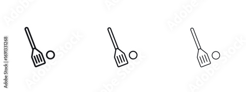 Broom-ball icon vector Logo Designs - Stock vectors.