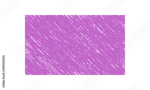 Crayon rectangle texture with organic scribble in purple patch frame. Abstract background as hand drawn sketch, ideal for text and creative illustration or graphic decor.