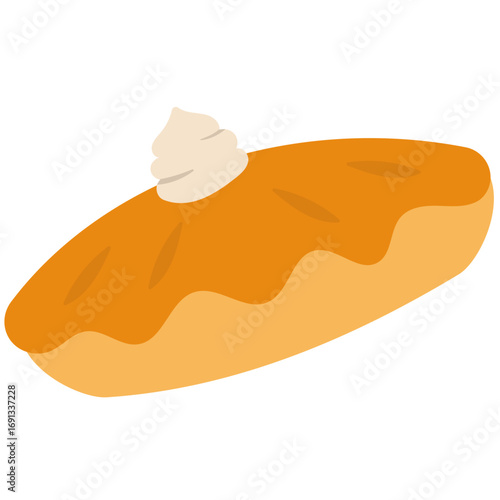 Pumpkin Pie Illustration