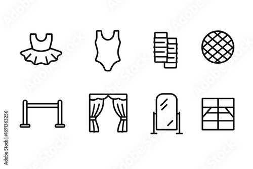 Outline Icon Sets. Outline icon set of ticket pricing: price tag, discount coupon, promo code, early bird offer, group discount,