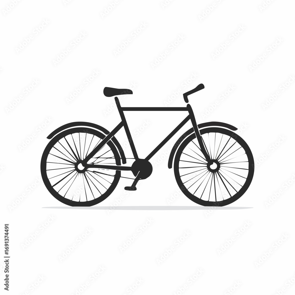 Fototapeta premium Bicycle and Eco-Friendly Transport Icons