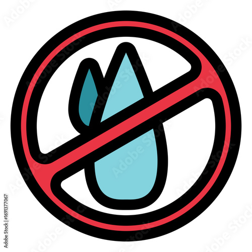No liquids icon