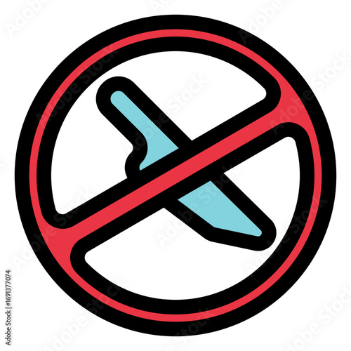 No weapons icon