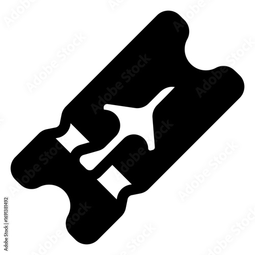 Boarding pass icon