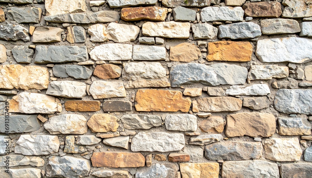 Fototapeta premium Aged stone wall texture (1)